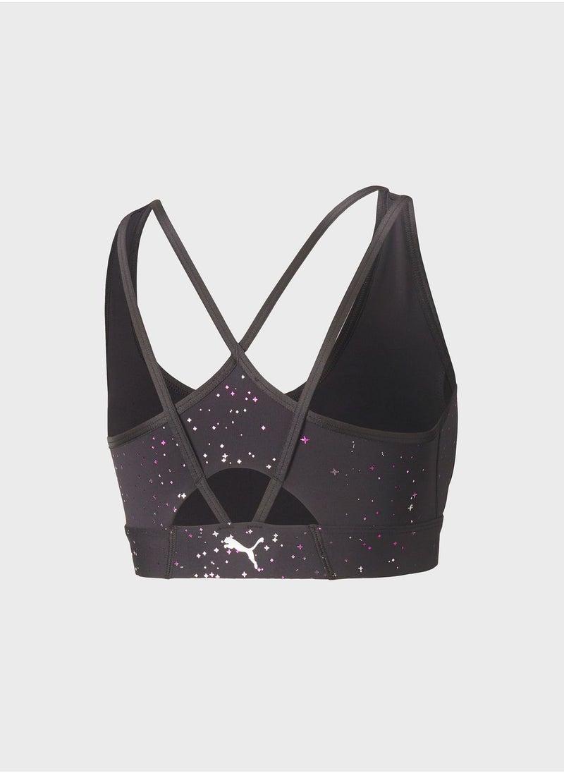 PUMA - Stardust Mid Impact Crystalline Bra - Image 1