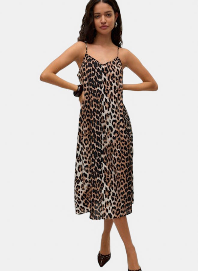 VERO MODA VERO MODA Womens Josie Calf Singlet Dress  - Image 1