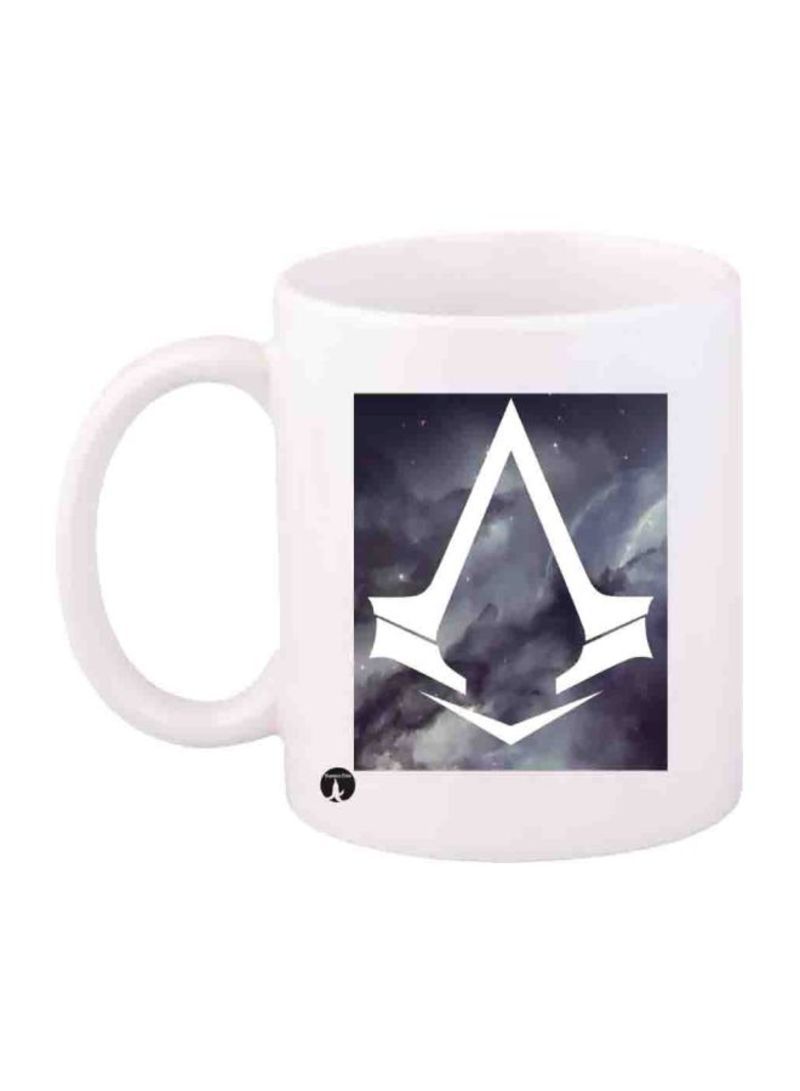 RKN Assassin's Creed Video Game Character Printed Mug White/Grey Standard Size