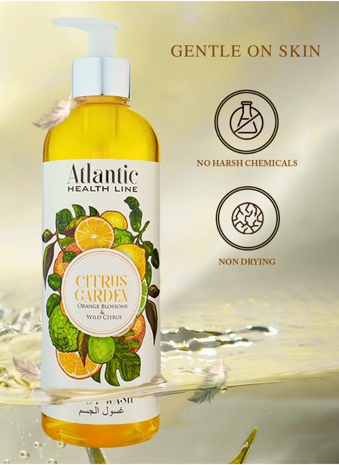 Atlantic Atlantic Citrus Garden With Orange Blossoms Body Wash 500ml  - Image 3