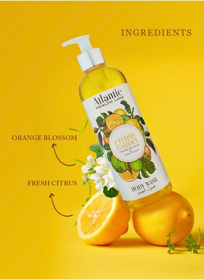 Atlantic Atlantic Citrus Garden With Orange Blossoms Body Wash 500ml  - Image 4