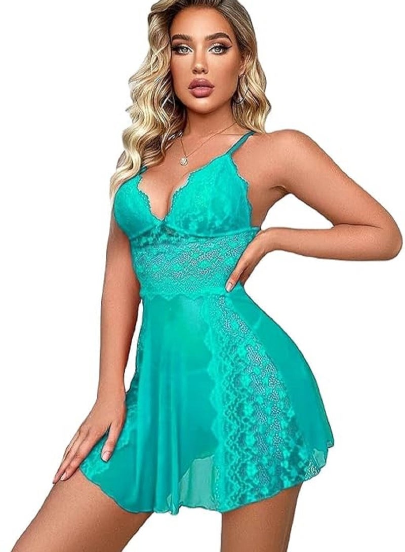 MANIKAN MANIKAN Women's lace c;oth with a V-neck