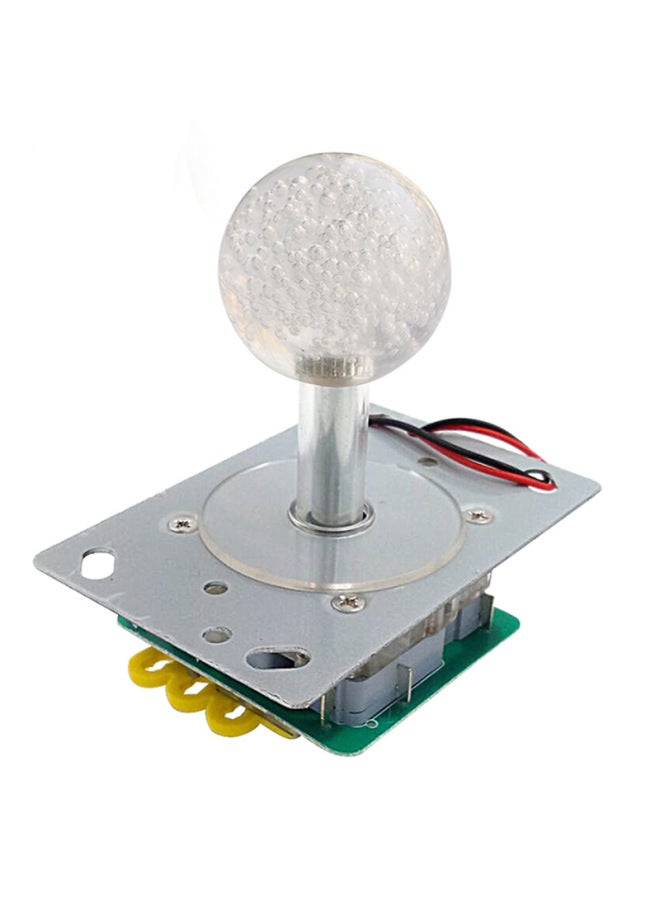 Game Machine With Light Decisive Rocker Game Machine Colorful Rocker Lebar Car Flight Operating Lever Handle One Ball Multi-color-Product Color:Colorful Rocker With Light (with Ball And Line)  - Image 5