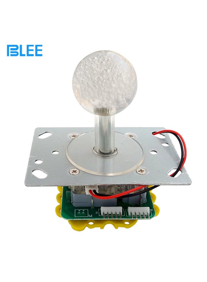 Game Machine With Light Decisive Rocker Game Machine Colorful Rocker Lebar Car Flight Operating Lever Handle One Ball Multi-color-Product Color:Colorful Rocker With Light (with Ball And Line)  - Image 3