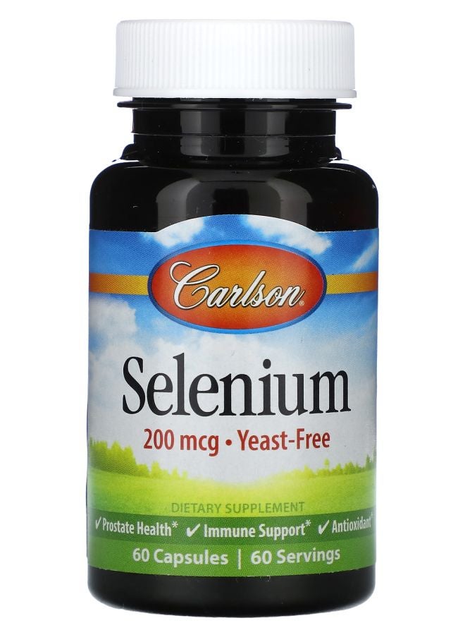Selenium  200 mcg 60 Capsules