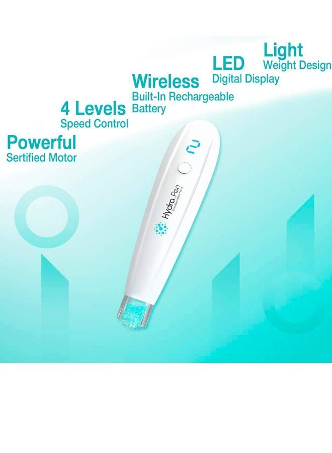 Hydra. Pen New generation of Hydra Pen H2 Microneedling Pen -Automatic Serum Applicator HydraPen - Amazing Skin Care Tool for Home Personal Use - 5 Cartridges (3pcs 12-Pin 0.25mm + 2pcs Round Nano 0.15mm)  - Image 5