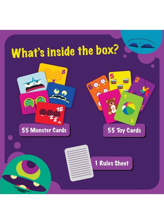 بينكا لعبة ورق بينكا - الوحوش النائمة، لعبة استراتيجية وتشويقية ذكية للأطفال والمراهقين والبالغين، ممتعة لأمسية اللعب العائلية، هدايا تعليمية وسفرية للأعمار من 5 سنوات فما فوق، من 2 إلى 5 لاعبين - Image 2