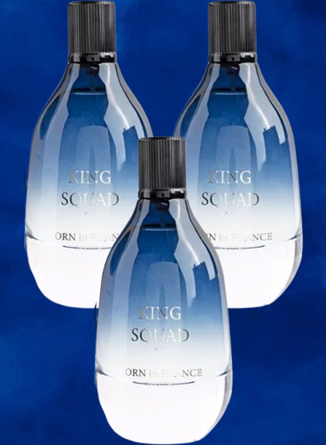 كينج 3 قطع عطر كينغ سكواد بورن إن فرانس 100 مل - Image 1