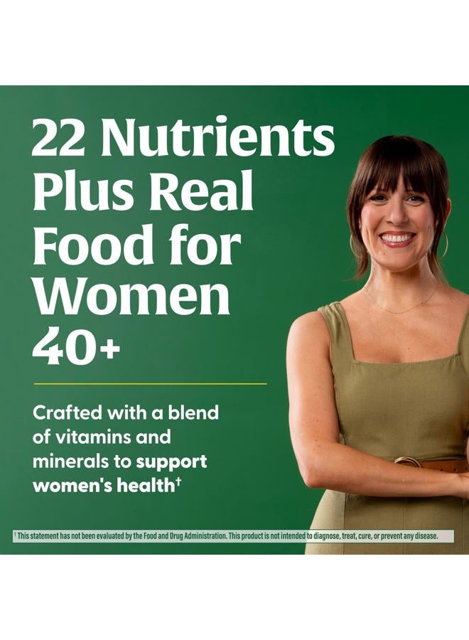 MegaFood Women's 40+ One Daily Multivitamin for Women with Vitamin B12, Vitamin B6, Vitamin C, Vitamin D, Zinc & Iron – Plus Real Food - Immune Support - Bone Health - Non-GMO - Vegetarian - 60 Tabs - Image 4