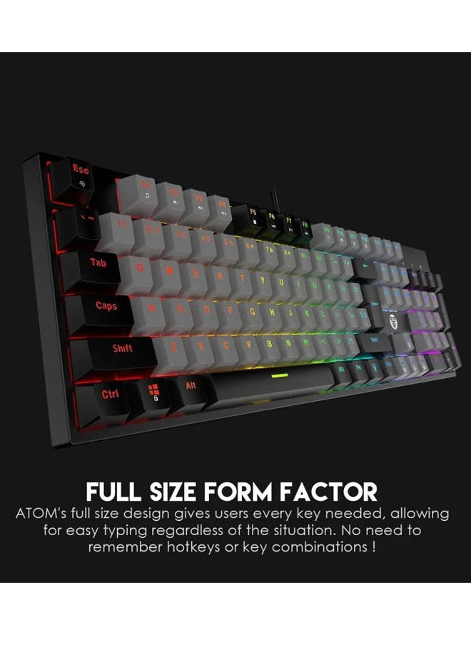 FANTECH - RGB Gaming Mechanical Keyboard Full Size , Switch - Image 1