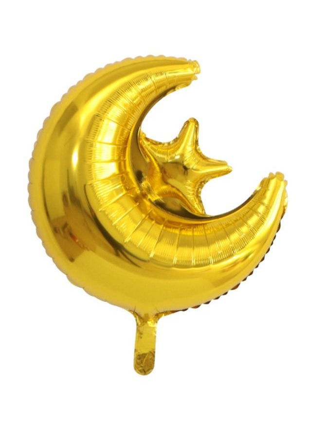 Party Propz Party Propz Eid Mubarak Decoration - Banner and Balloons - Gold and Blue (set of 50)  - Image 4