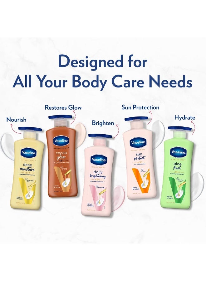 فازلين لوشن فازلين للعناية المركزة بخلاصة الصبار المنعش للجسم 100 مل - Image 5