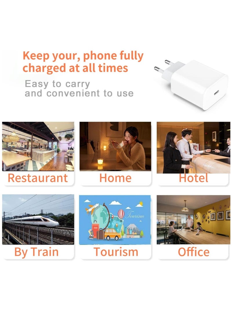 Generic - 20W PD USB C Fast Charger Adapter for Apple iPhone 13 PRO MAX - Image 1