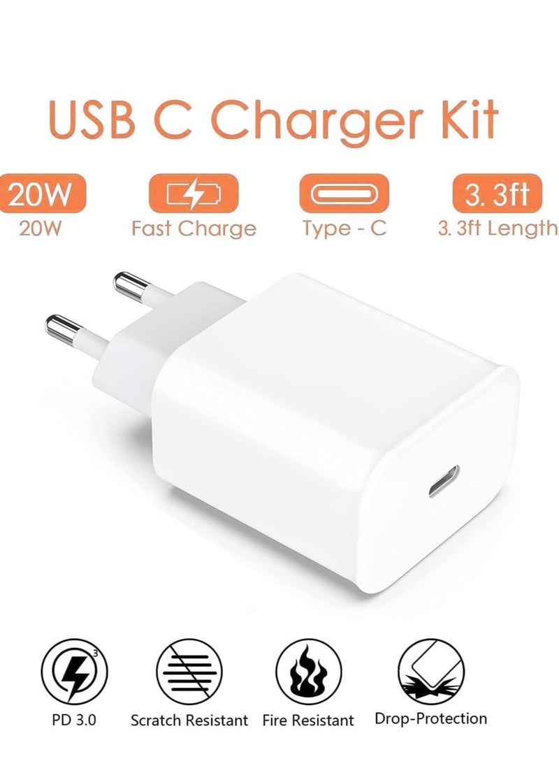 Generic - 20W PD USB C Fast Charger Adapter for Apple iPhone 13 PRO MAX - Image 1