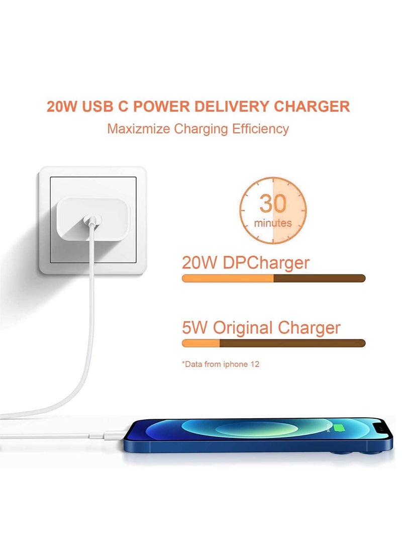 Generic - 20W PD USB C Fast Charger Adapter for Apple iPhone 13 PRO MAX - Image 1