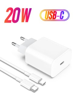 20W PD USB C Fast Charger Adapter for Apple iPhone 13 PRO MAX