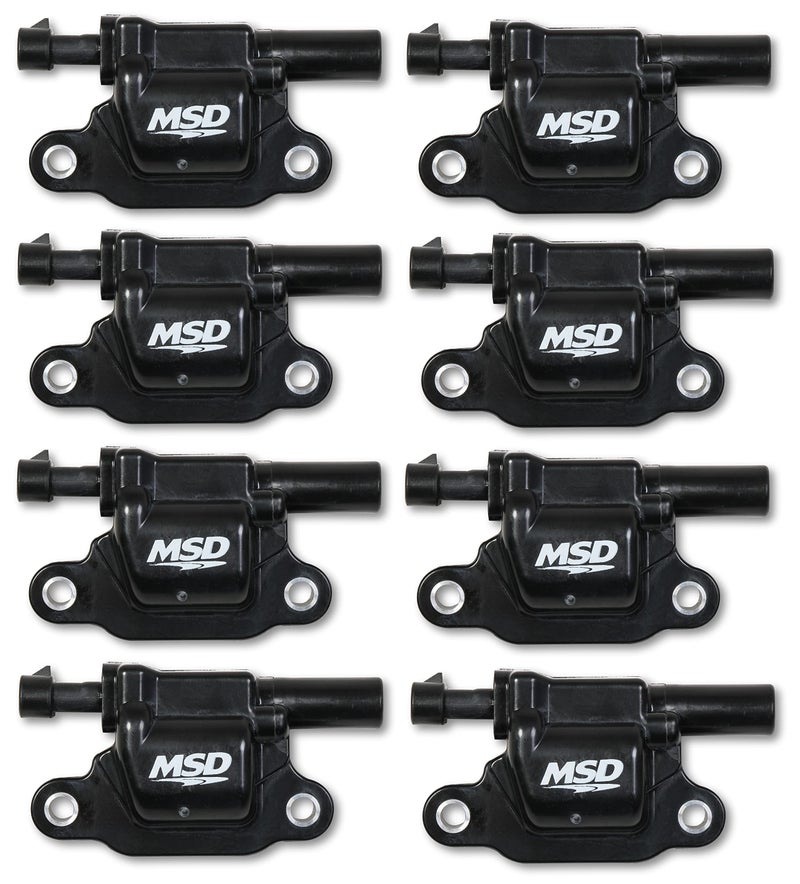 MSD 826683 Ignition Coil Blaster Series, Square, Black, 8-pack - Image 3