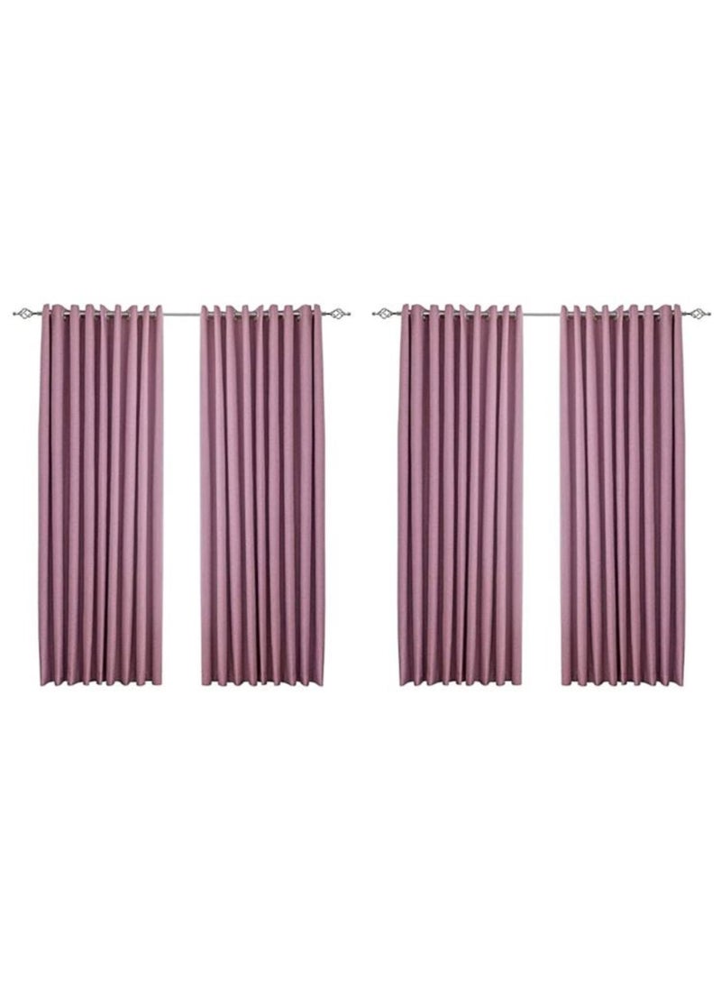AL WADI FURNITURE - Set of 2 Roman Pole Style Heavy Duty Luxury Extendable Curtain Rods, Metal Single Rods Finials Decorative End Window Treatment Rods Drapery Rods (SILVER, 110 – 200 cm) - Image 1