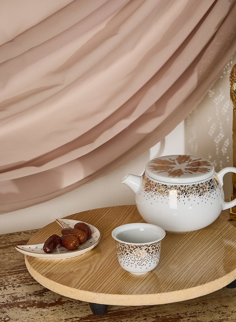 Silsal Tamrah Arabic Coffee Cup Dots Top - Image 1