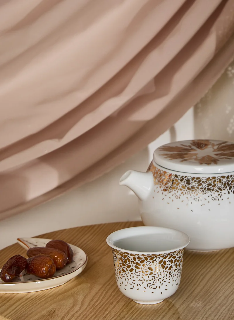Silsal Tamrah Arabic Coffee Cup Dots Top