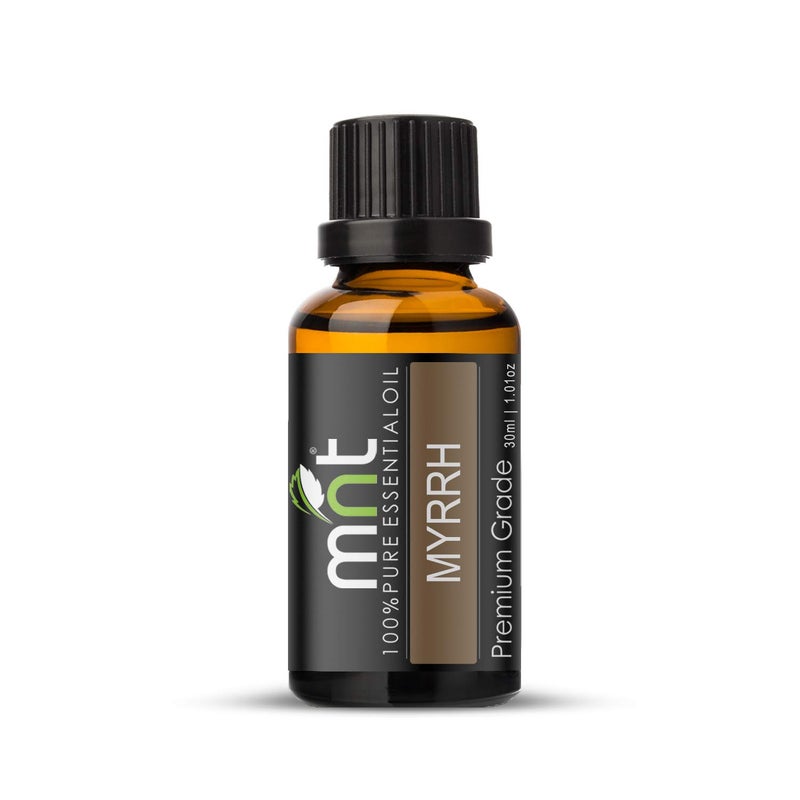 MNT Myrrh Essential Oil 100% Pure Natural & Undiluted Therapeutic Grade & Aromatherapy For Skin Care & Hair Care (30ML) - Image 3