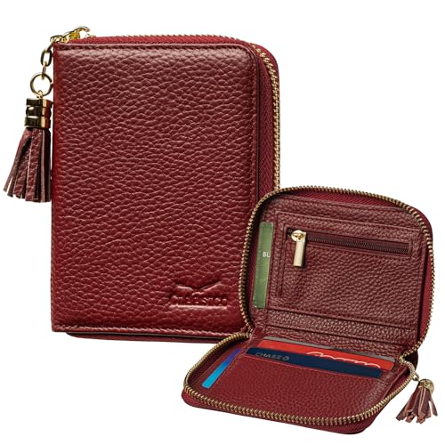 Claasico Bifold Wallet for Women RFID Blocking | Genuine Leather Zip Wallet & Ladies Coin Pocket | Stylish Credit Card Holder | Travel Wallet with Anti-Theft Protection - Image 1