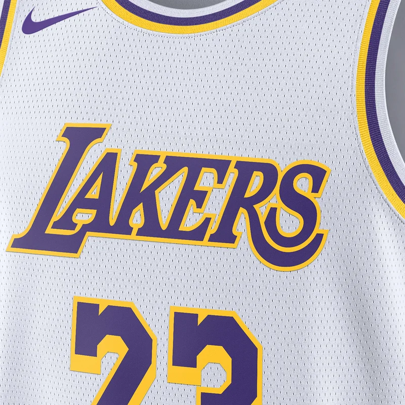 Nike White Men's NBA 22/23 Los Angeles Lakers Association Edition Swingman Basketball Jersey for Men | Best Price UAE