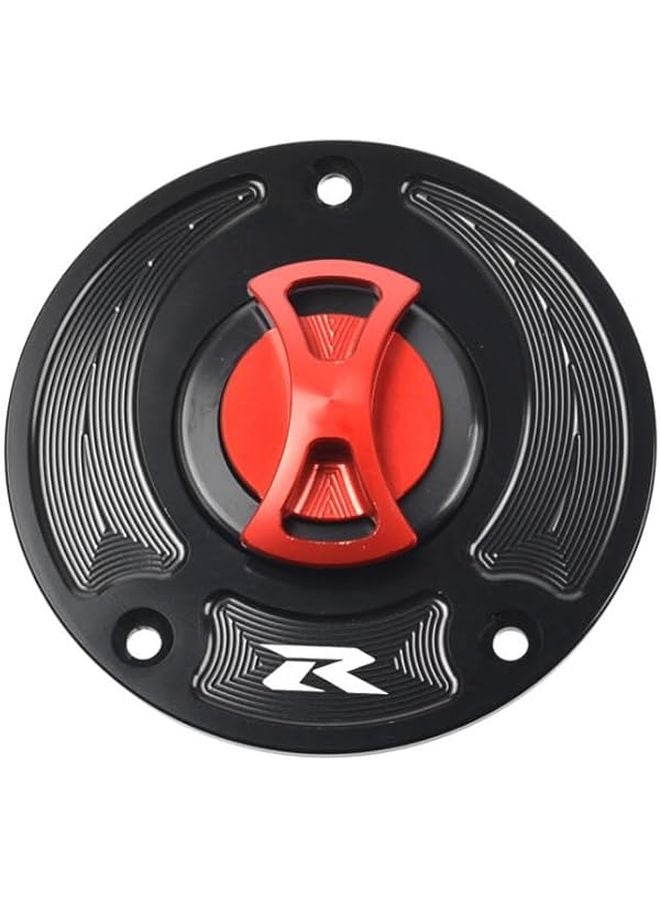 غطاء خزان الوقود بدون مفتاح للدراجات النارية باللون الأحمر لسيارات سوزوكي GSXR 600 750 من 2004 إلى 2013 - Image 1