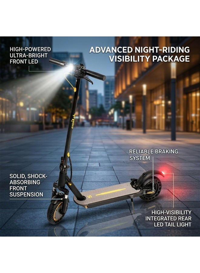 SWITCH ES-D150 42V/500W Electric Scooter, Foldable & Lightweight E-Scooter, 35 km/h Max Speed, 35 km Range, Commuter Scooter, Black - Image 2