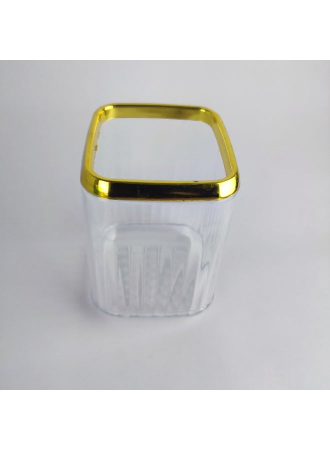 حامل فرش المكياج أكريليك ضد الكسر – تنظيم أنيق وسهل الاستخدام - Image 2