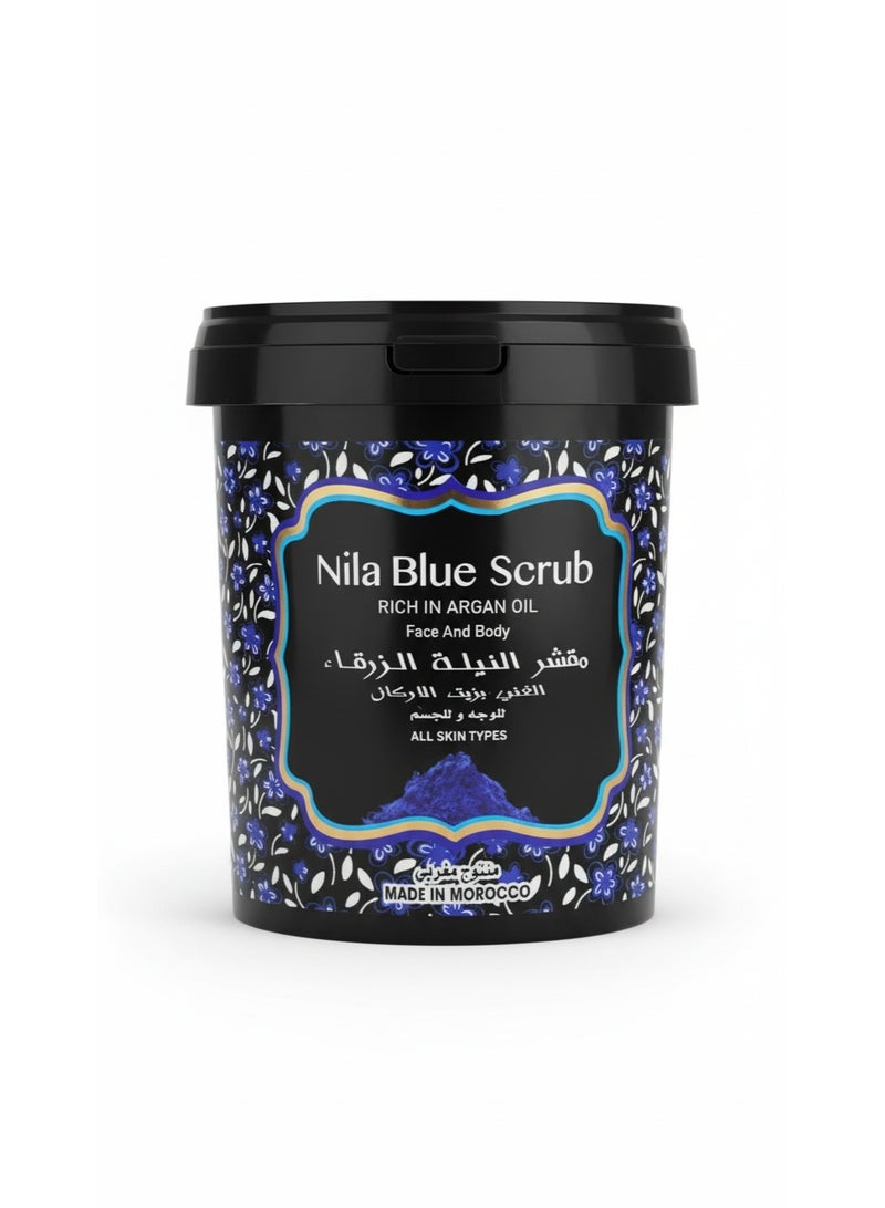 زين للعريس صابون زين أولاريس نيلا بلو 500 جرام – مقشر سكر بزيت الأركان للوجه والجسم - Image 1