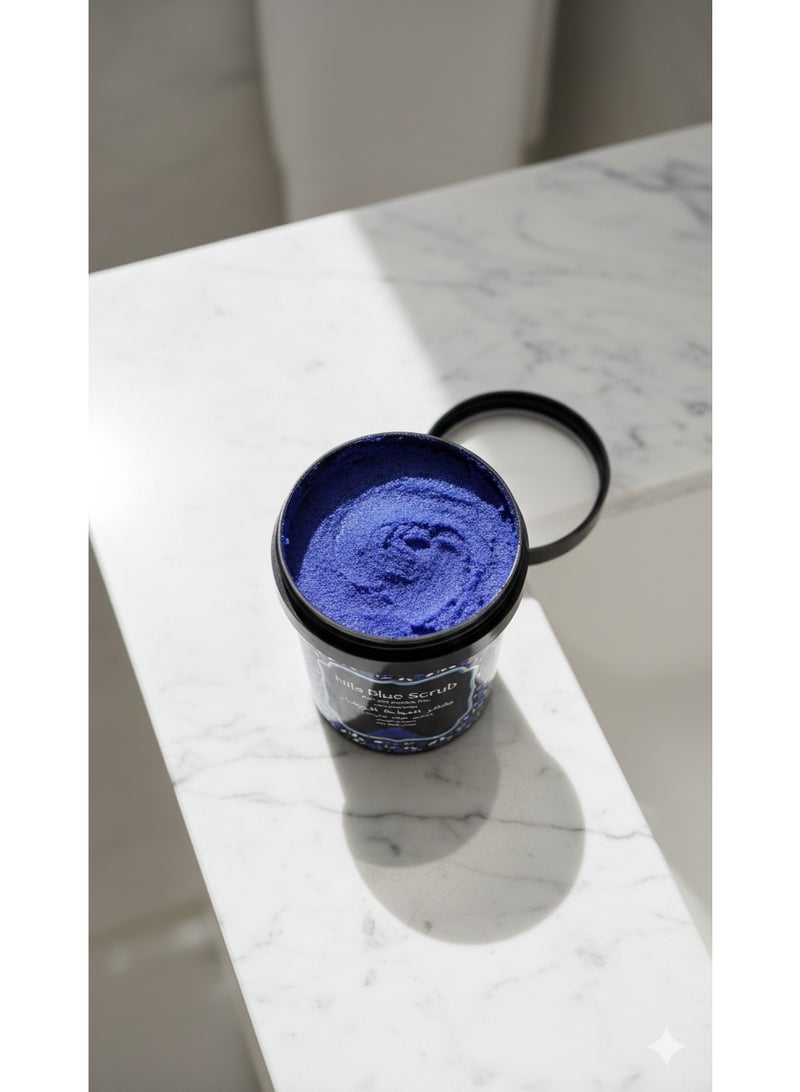 زين للعريس صابون زين أولاريس نيلا بلو 500 جرام – مقشر سكر بزيت الأركان للوجه والجسم - Image 3