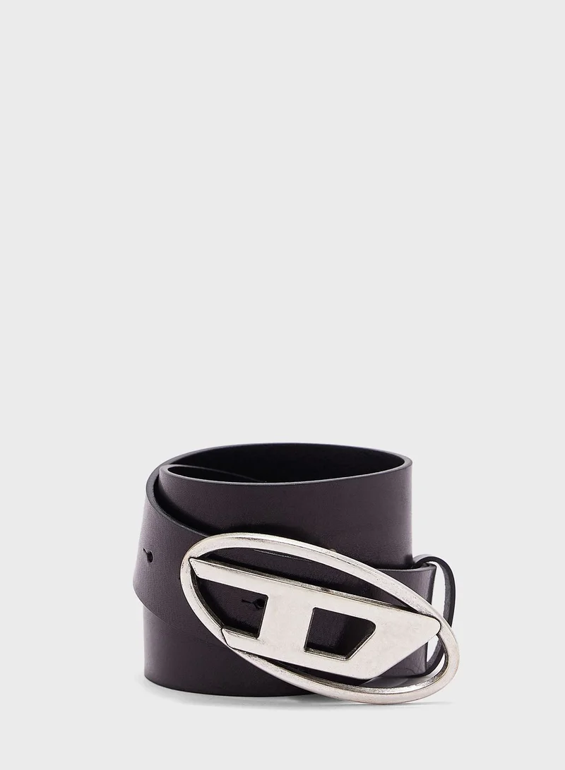 DIESEL Logo Leather Belt