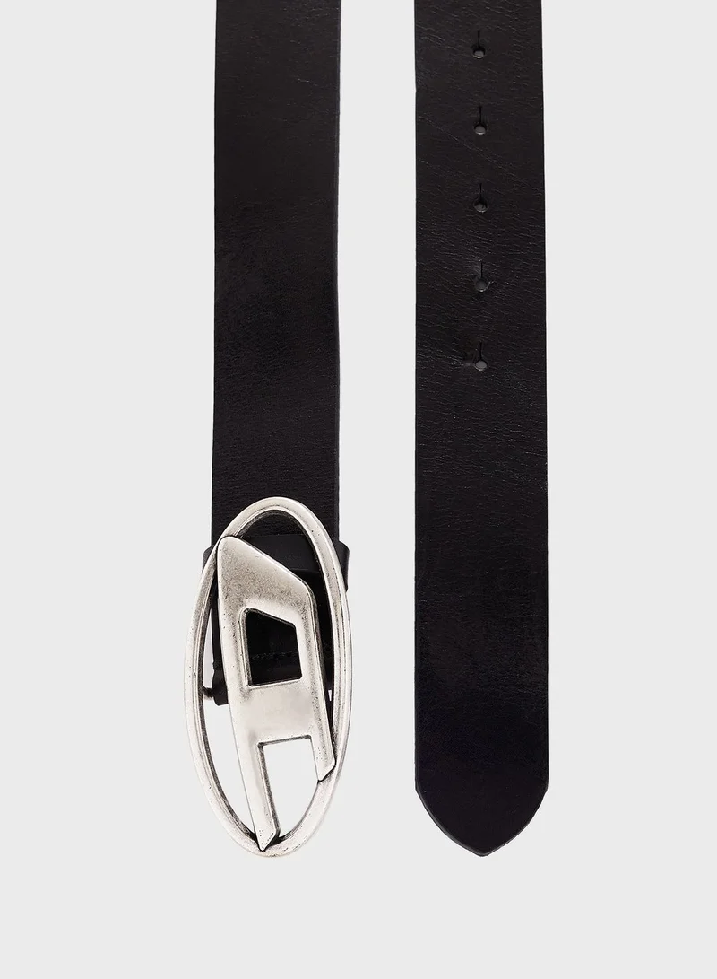 DIESEL Logo Leather Belt