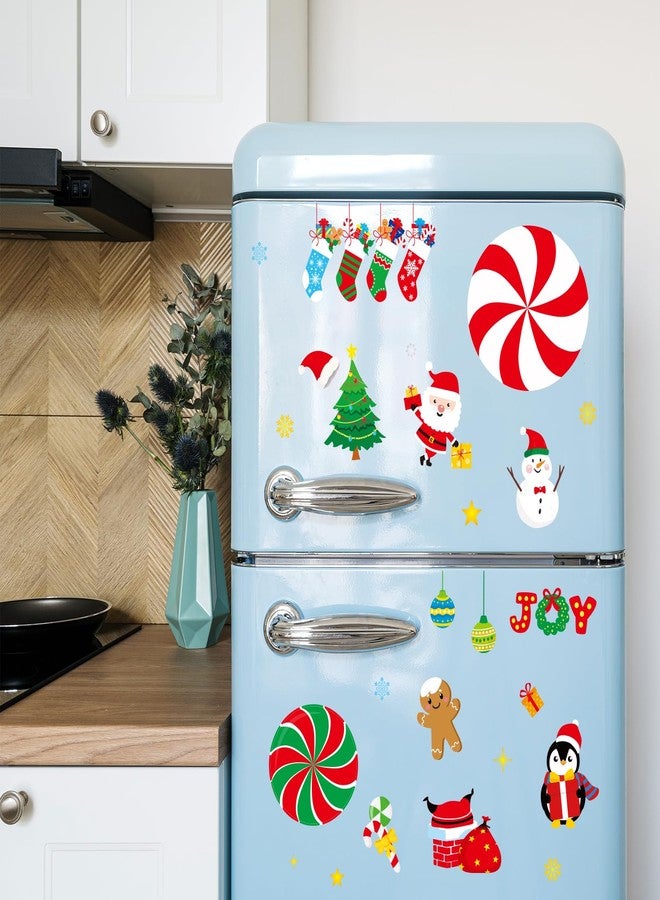 Omlisca Christmas Peppermint Floor Decals Footprints Stickers 264 Pieces - Wall Decal for Candy Land Party Decorations, Xmas Candy Stickers for Classroom, Living Room, Home Office Decor - Image 5