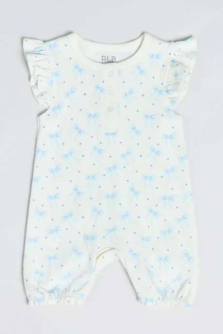 أر أند بي 3 Pack Printed Rompers