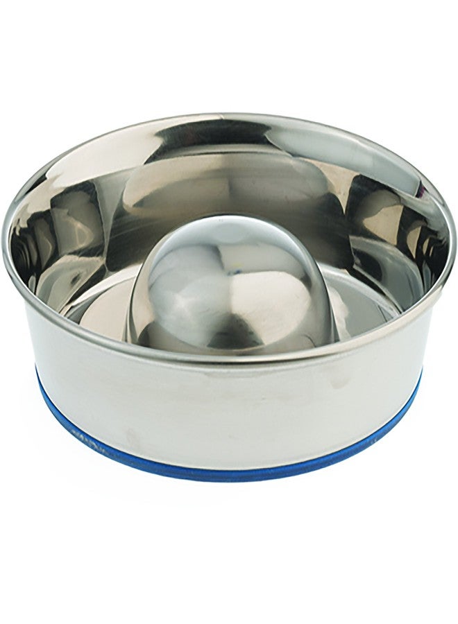 Our Pets Durapet Our Pet`s Stainless Steel Slow Feed Dish Small - Image 1