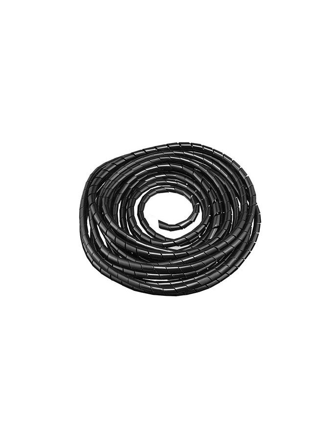 Generic YXQ 10mm Dia Spiral Wire Wrap 23FT, Cable Tube Polyethylene Organizer PC Manage for Computer Car Wire Cover Sleeve 