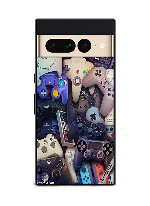 Protective Case Cover For Google Pixel 7 Pro Remote Controls Design Multicolour