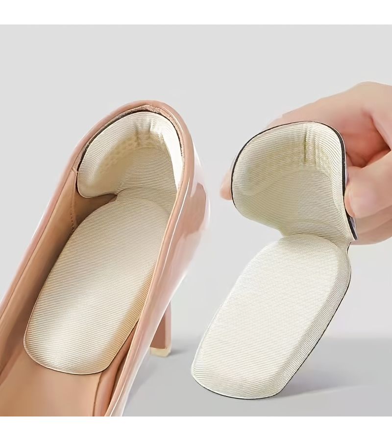وسادات كعب سوداء كبيرة للنساء لمقاومة الاحتكاك وتعديل المقاس - Image 1
