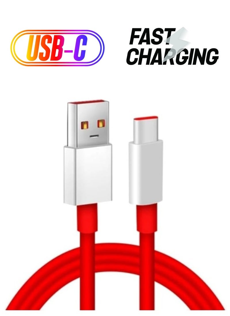 Gravity "High-Speed USB Type-C Charger Cable for OnePlus 11, 10 Pro, 9 Series, 8 Series, Nord, and More - Fast Charging for All Compatible Models" - Image 1