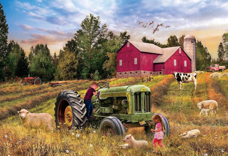 EuroGraphics Tractor Tin Jigsaw Puzzle - Image 2