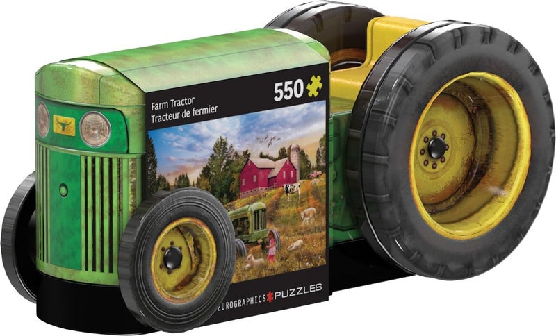 EuroGraphics Tractor Tin Jigsaw Puzzle - Image 1