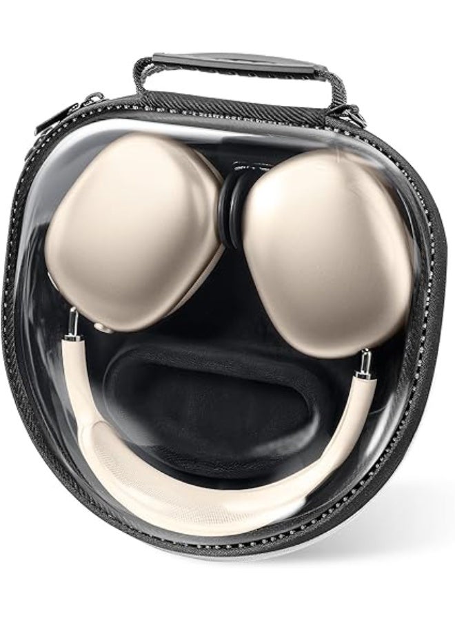 AirPods Max Case, Waterproof Case with Sleep Mode, Dustproof Carrying Bag, Travel Bag for AirPods Max, Black. - Image 1