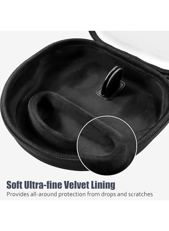 AirPods Max Case, Waterproof Case with Sleep Mode, Dustproof Carrying Bag, Travel Bag for AirPods Max, Black. - Image 5