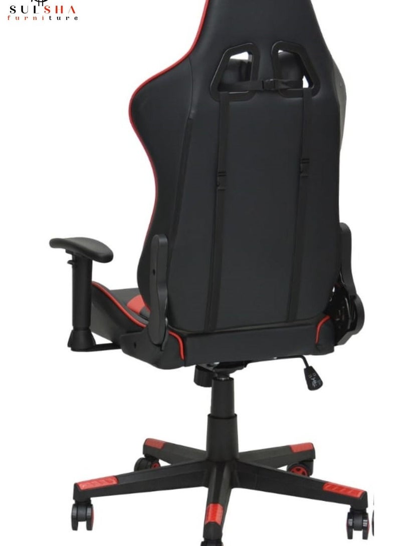 SULSHA Soft Armrest Gaming Chair with high backrest and adjustable seat height Computer chair ergonomic design - Image 2