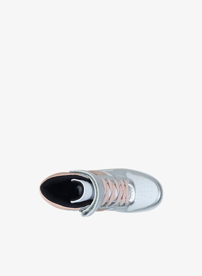 GAP Girls' Boston Mid Ii High Top School Sneakers With Hook And Loop Closure - Gpk5217100050 - Image 4