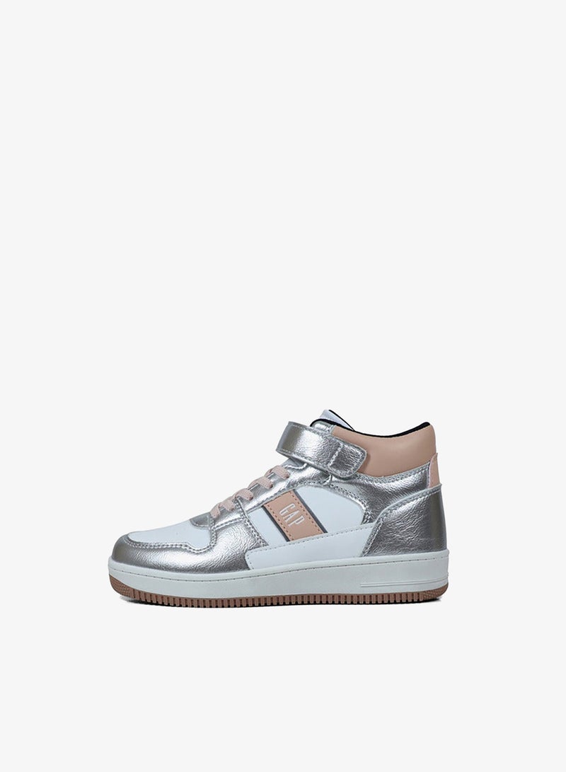 GAP Girls' Boston Mid Ii High Top School Sneakers With Hook And Loop Closure - Gpk5217100050 - Image 3