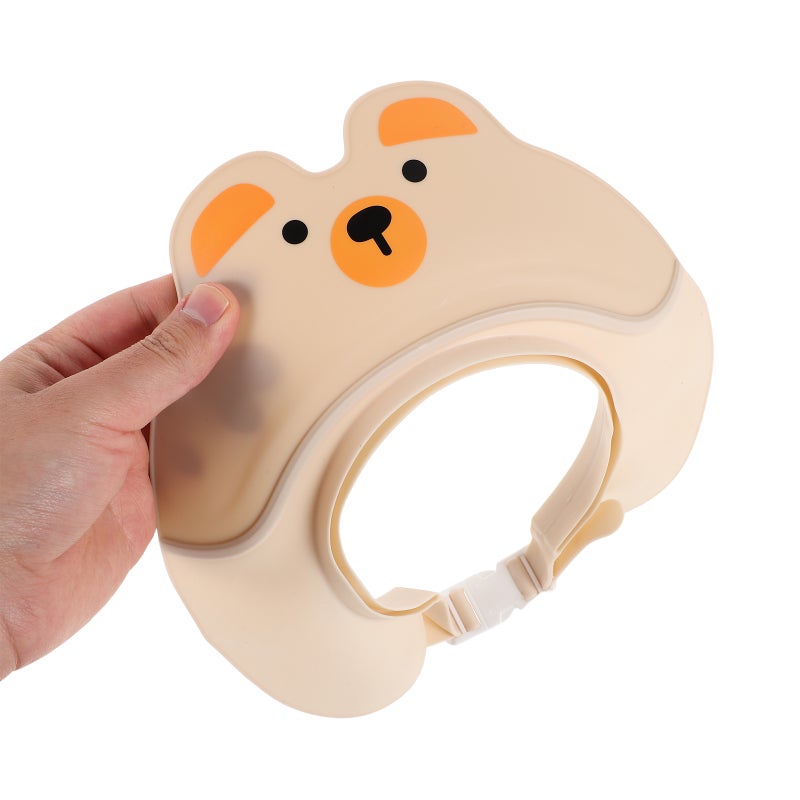 2pcs Adjustable Baby Shower Cap for Kids Hair Washing Shield Hat Cute Cartoon Design Toddler Bath Visor for Eye And Ear - Image 5