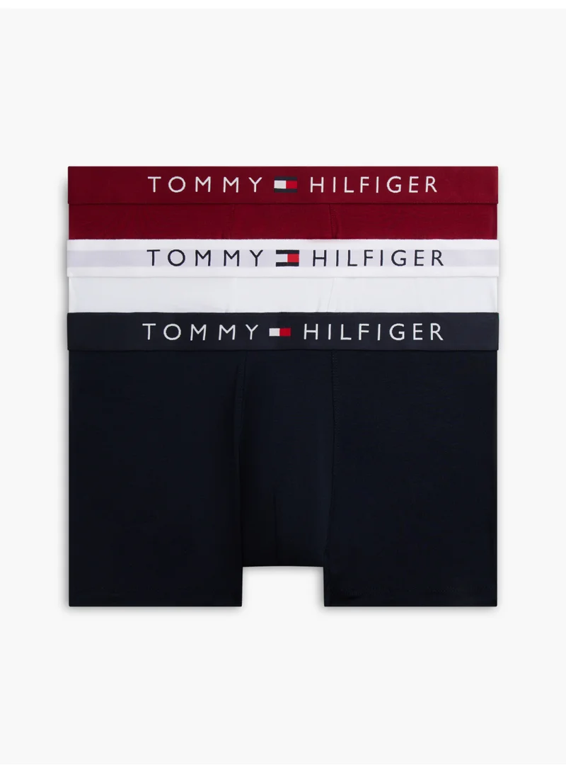 TOMMY HILFIGER 3 Pack Cotton Stretch Trunks